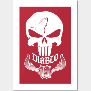 Diablo tattoo 2 Posters and Art